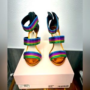 Sophia Webster Joy Sandal: Chrome multicolor